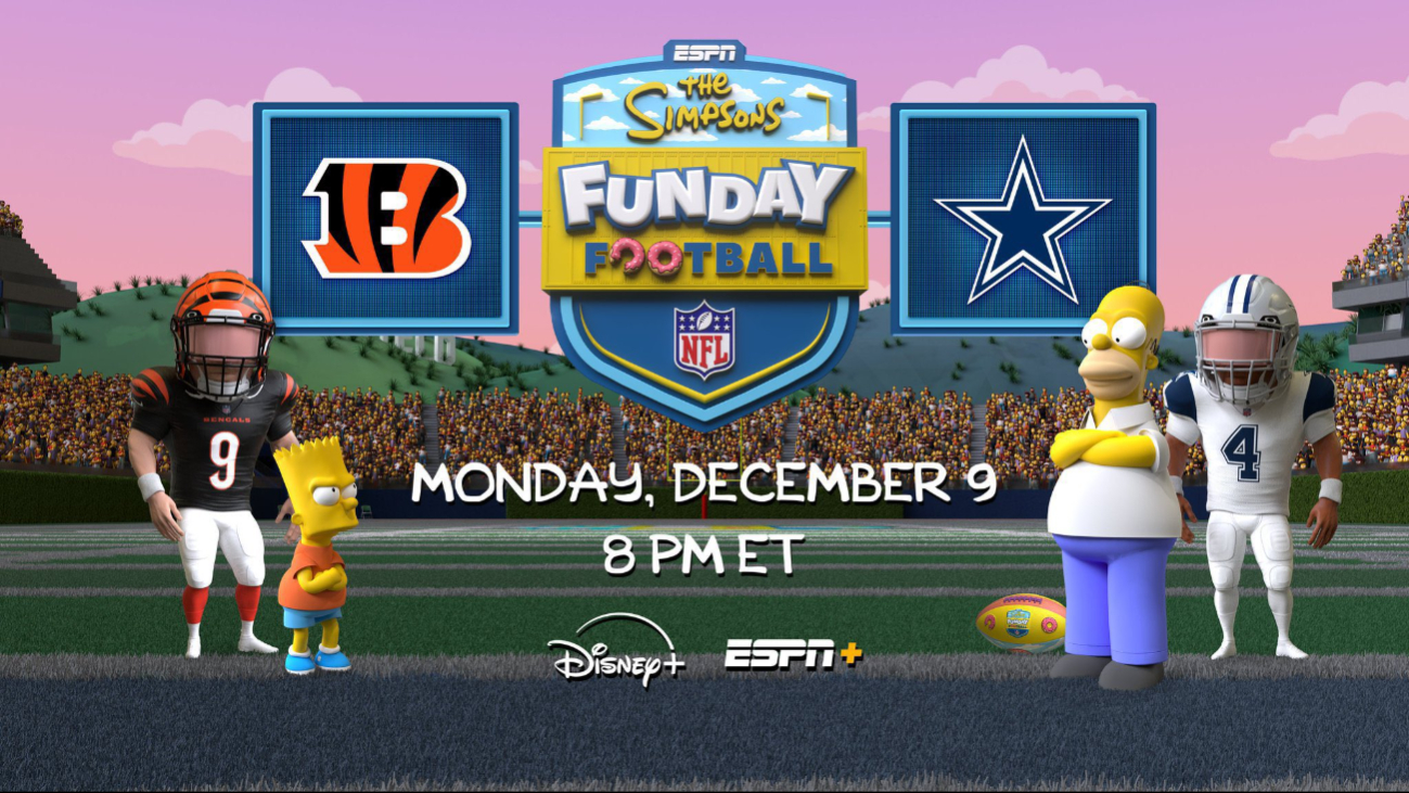 Springfield llega a la NFL: Los Simpson revolucionan el Monday Night Football