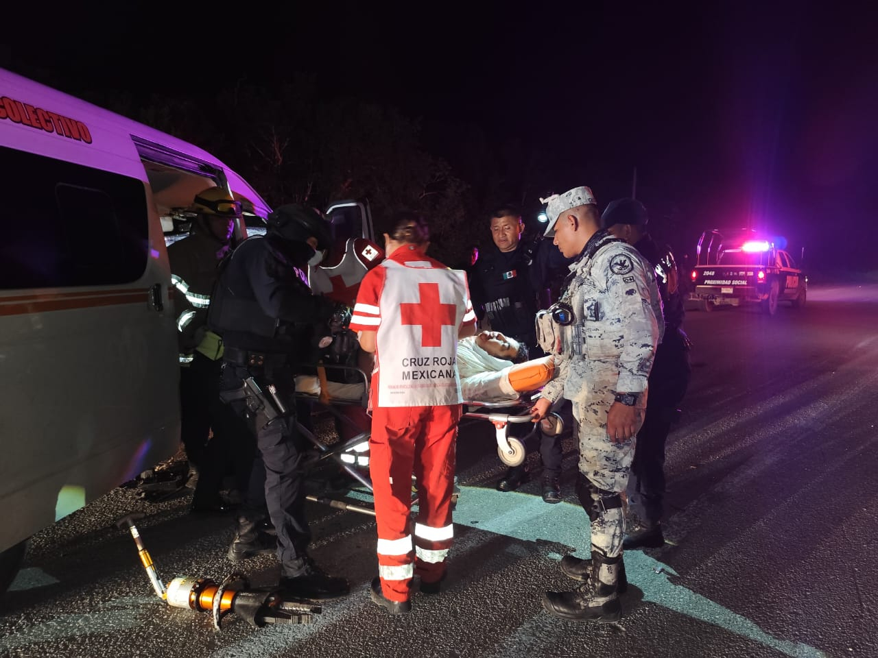 El conductor del vehículo pesado abandono el lugar después del accidente