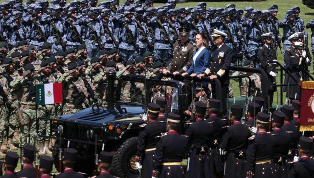 Presidenta Claudia Sheinbaum, Comandanta Suprema de las Fuerzas Armadas