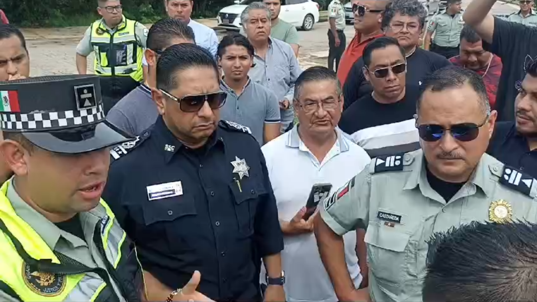 50 operadores de plataformas se reunió con mandos de la Guardia Nacional