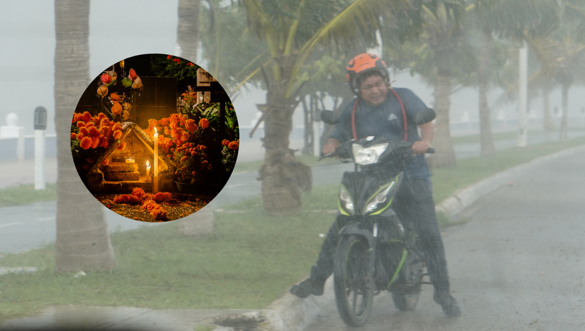 Lluvias recibirán a los fieles difuntos en Campeche