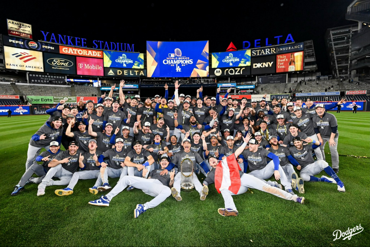 Título: ¡Dodgers campeones! Así celebra Google a los ganadores de la Serie Mundial 2024