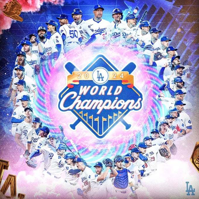 Serie Mundial 2024: Dodgers conquistan su octava corona tras vencer 7-6 a los Yankees 