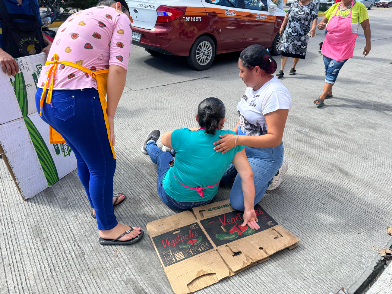 El accidente ocurrió en el cruce de la calle Periférica con avenida José María Morelos y Pavón