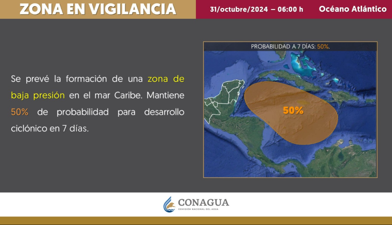 Posible impacto en la región, tome precauciones