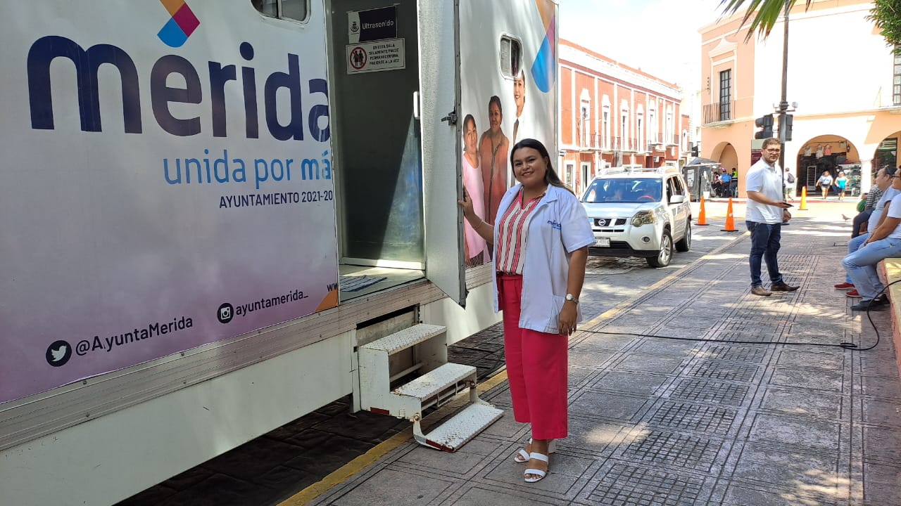 Jesús Pérez Ballote invitó a las meridanas a realizarse la prueba este mes de concientización sobre el tumor maligno; el módulo estará en la Plaza Grande