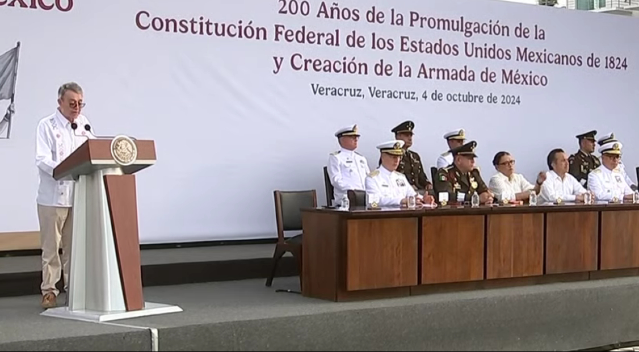 Sheinbaum lidera conmemoración de  Constitución federal de 1824 y creación de la Armada de México