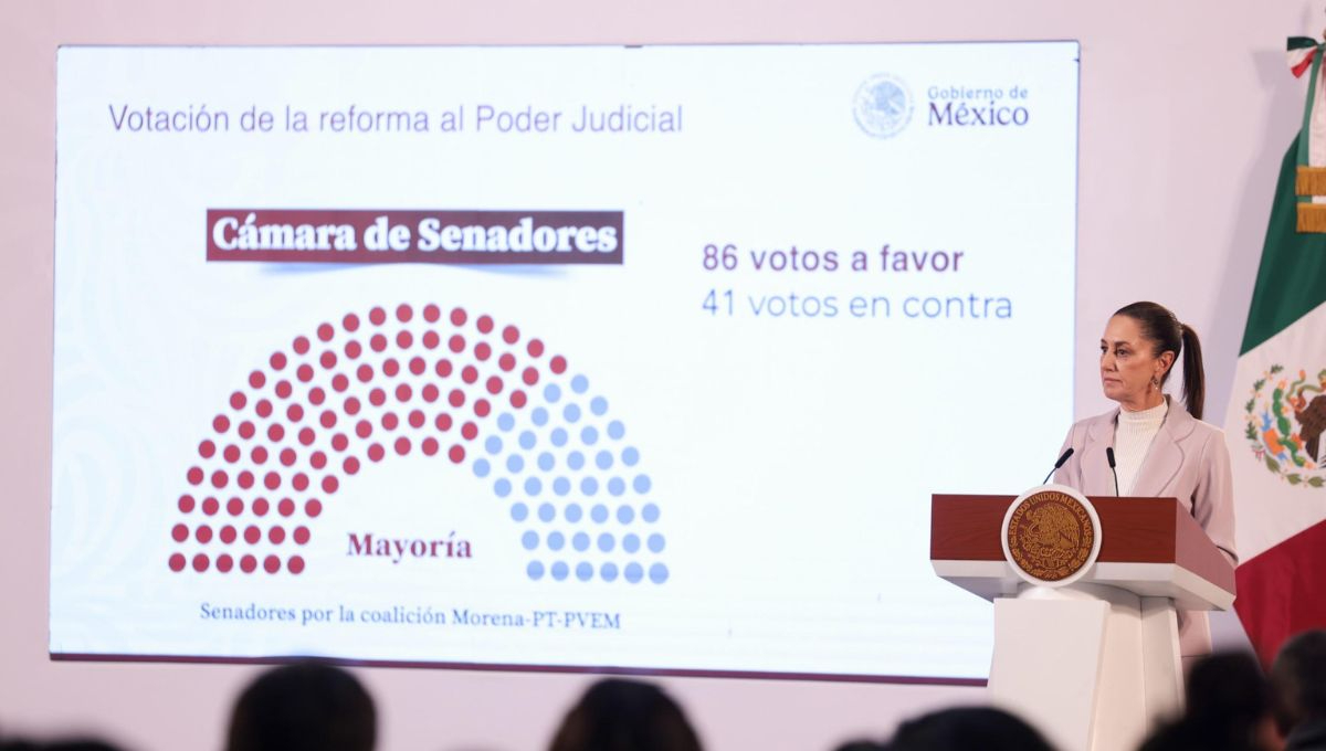 Presidenta Sheinbaum critica decisión de la SCJN sobre reforma judicial y defiende su legitimidad