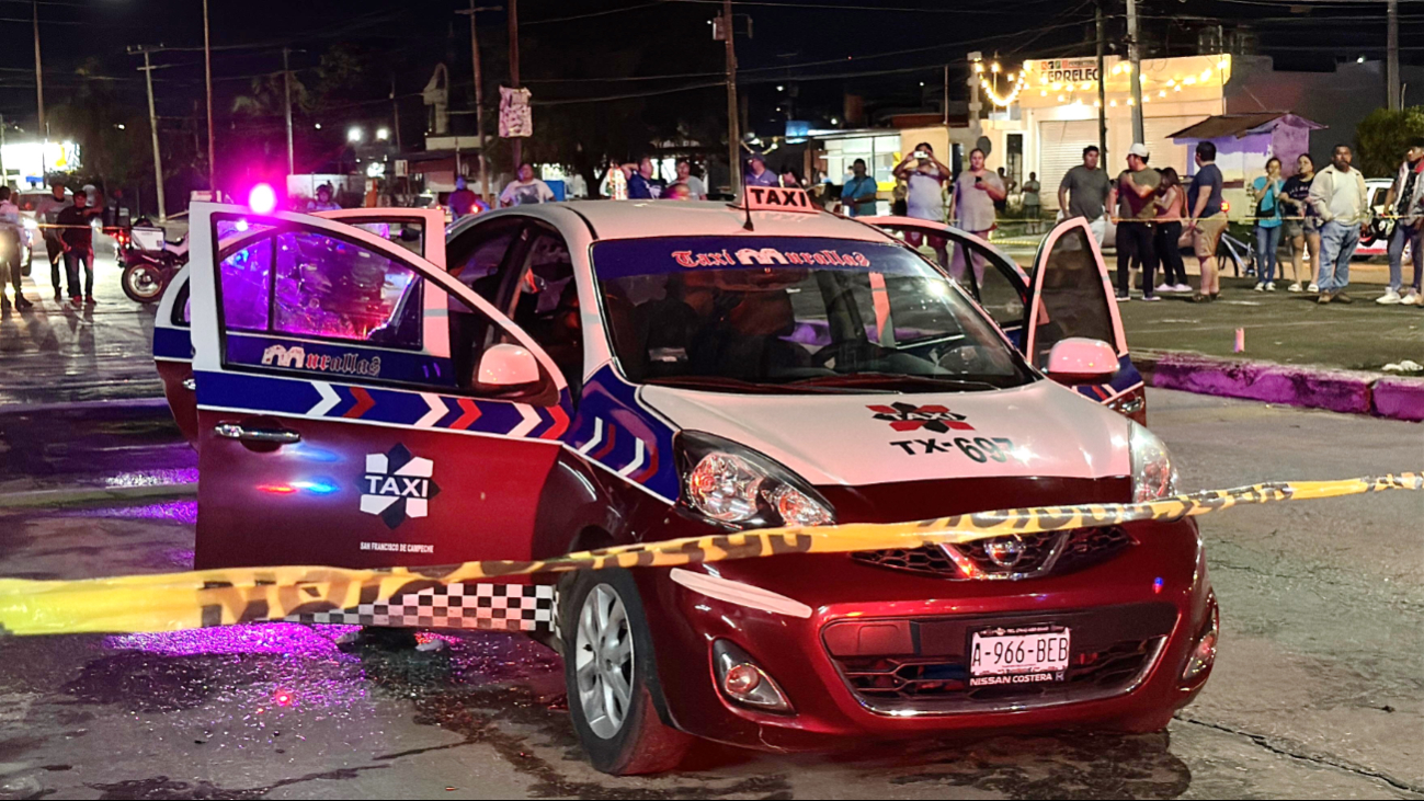  Taxistas de Campeche a merced de los criminales; han sufrido amenazas o asaltos     