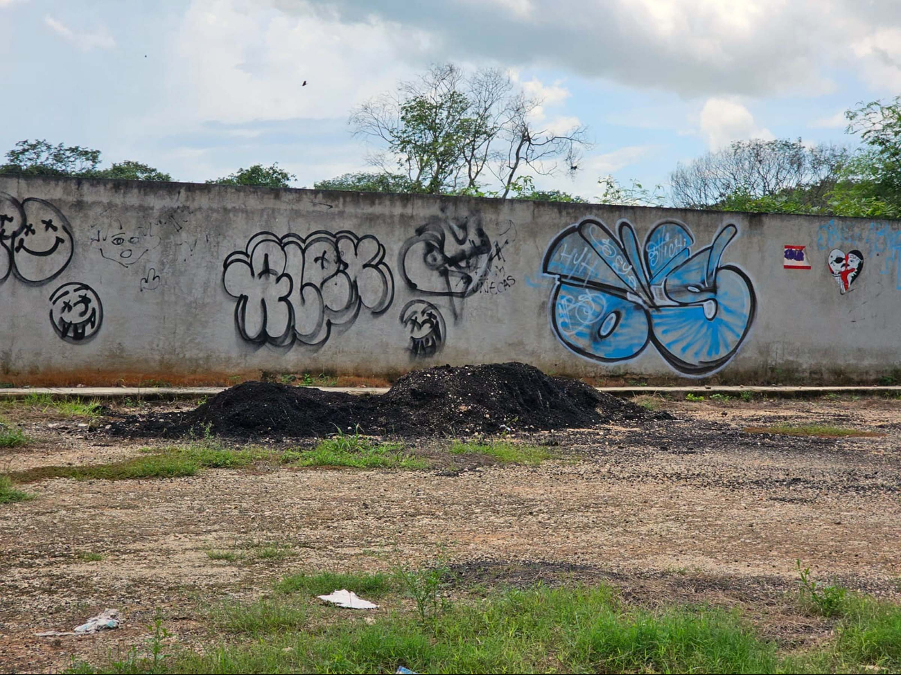 Vecinos indican que la ampliación del camposanto quedó en el abandono y por ende se volvió un lugar visitado por maleantes