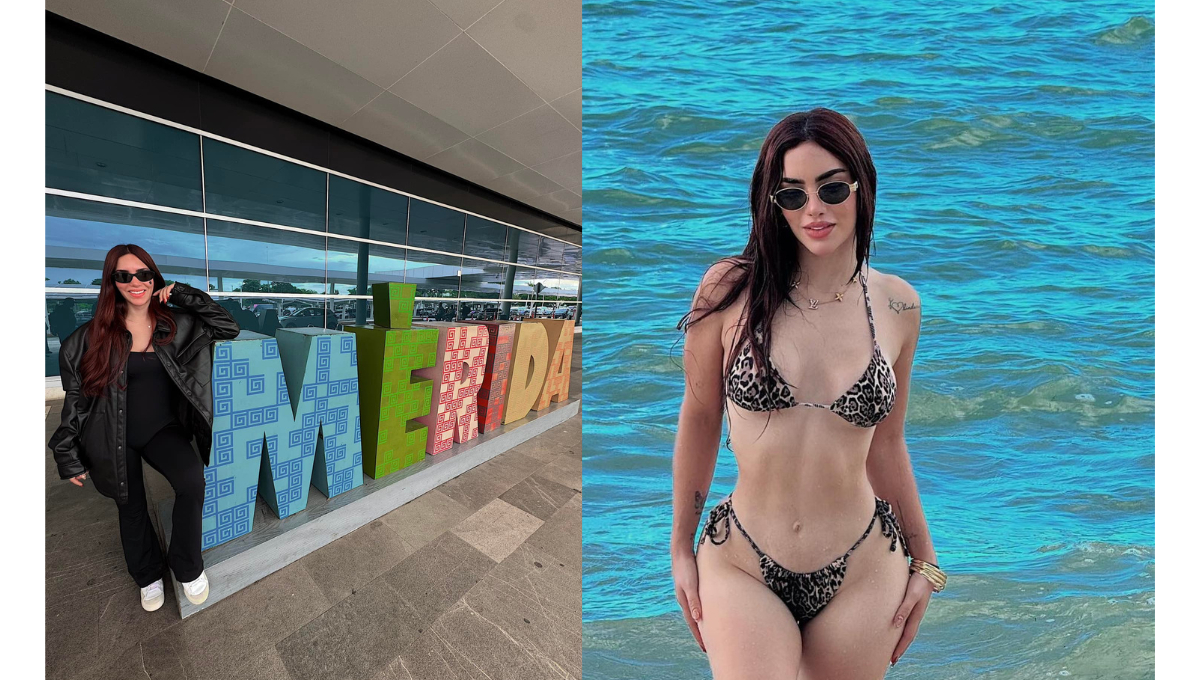 Kimberly Loaiza visitó Progreso, Yucatán, antes de su concierto en Mérida