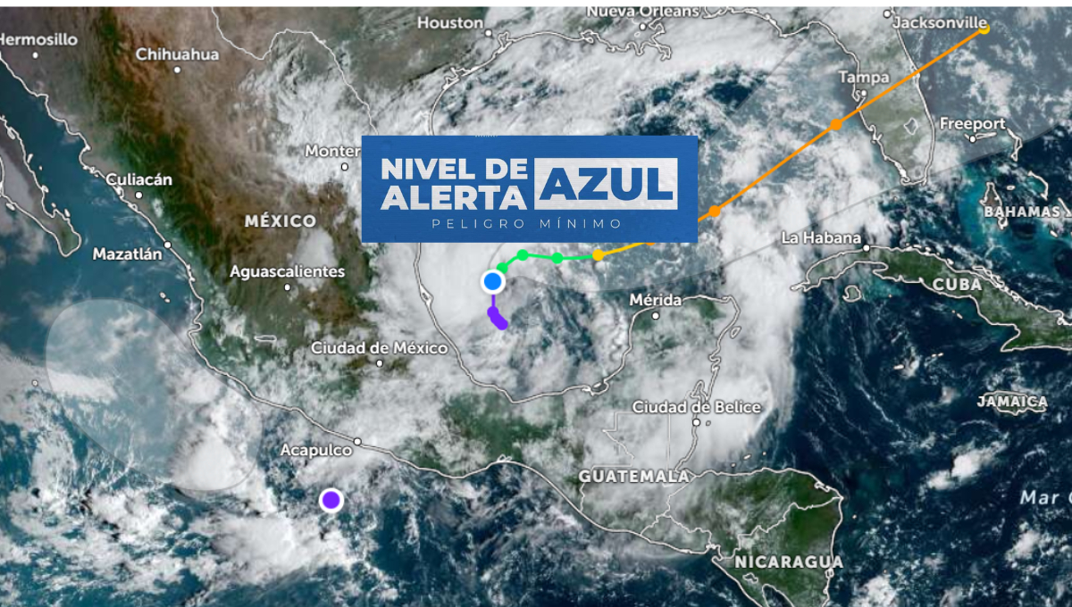 La Depresión Tropical Catorce se intensificó a Tormenta Tropical Milton, emitiéndose alerta azul en el norte de Quintana Roo