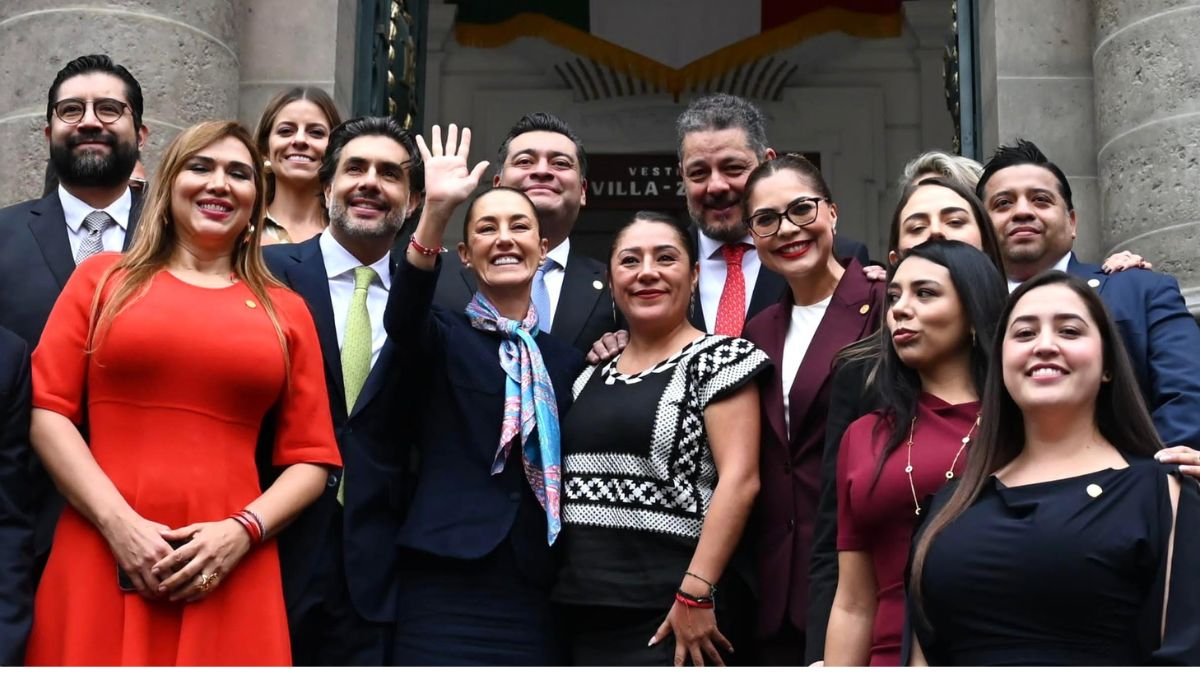 La presidenta Claudia Sheinbaum acudió a la toma de posesión de Clara Brugada, como Jefa de Gobierno de la CDMX