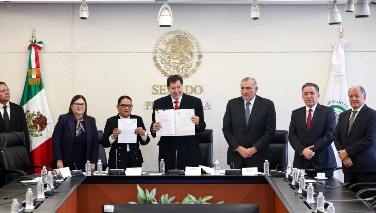 El Senado de la República recibió las iniciativas de reforma que envió este 7 de octubfre el Poder Judicial