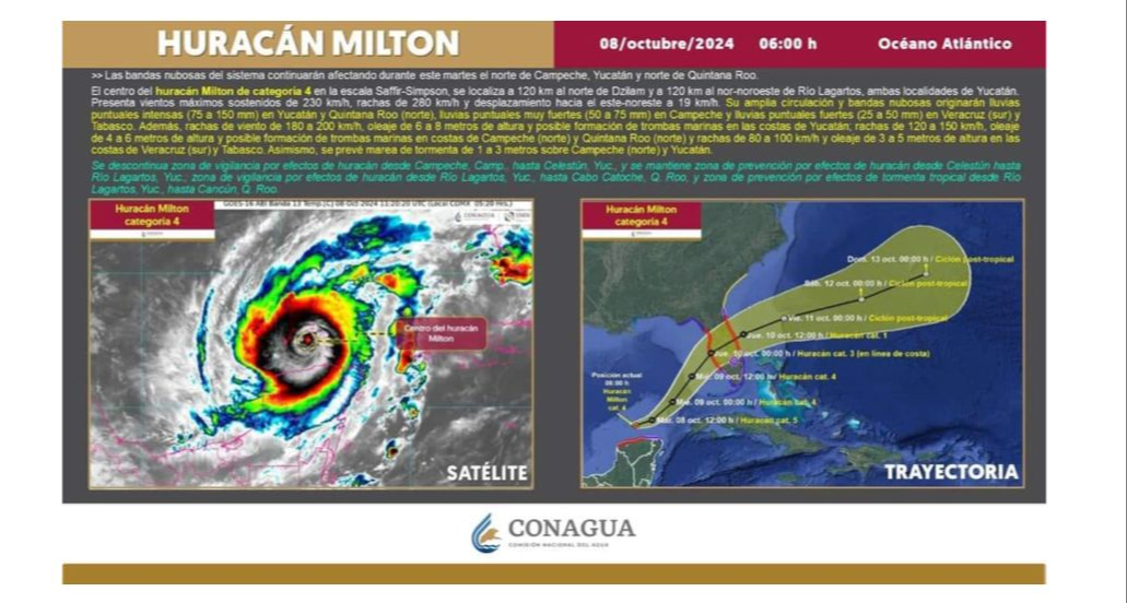 Norte de Quintana Roo está programa con lluvias y vientos