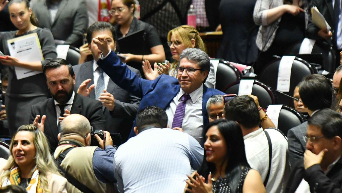 Ricardo Monreal Ávila, líder del grupo parlamentario de Morena en la Cámara de Diputados