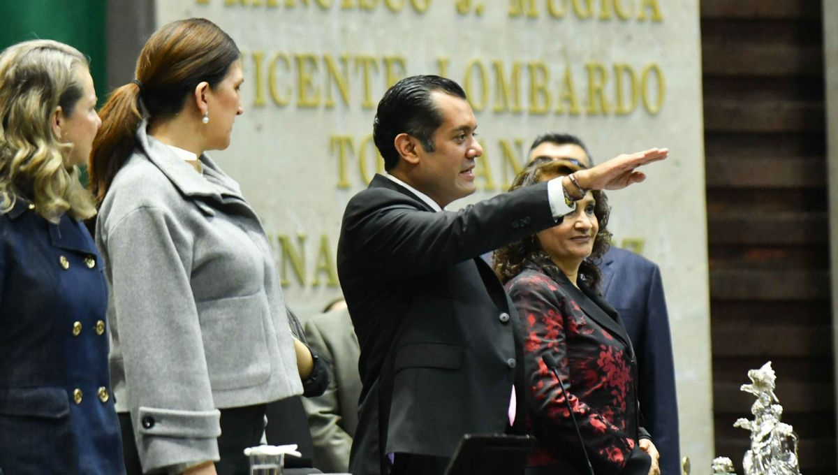 Sergio Carlos Gutiérrez Luna rindió protesta como nuevo Presidente de la Mesa Directiva de la Cámara de Diputados