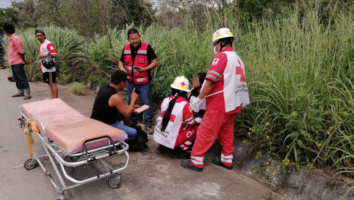 Yesenia de 24 años resultó lesionada en el mismo accidente