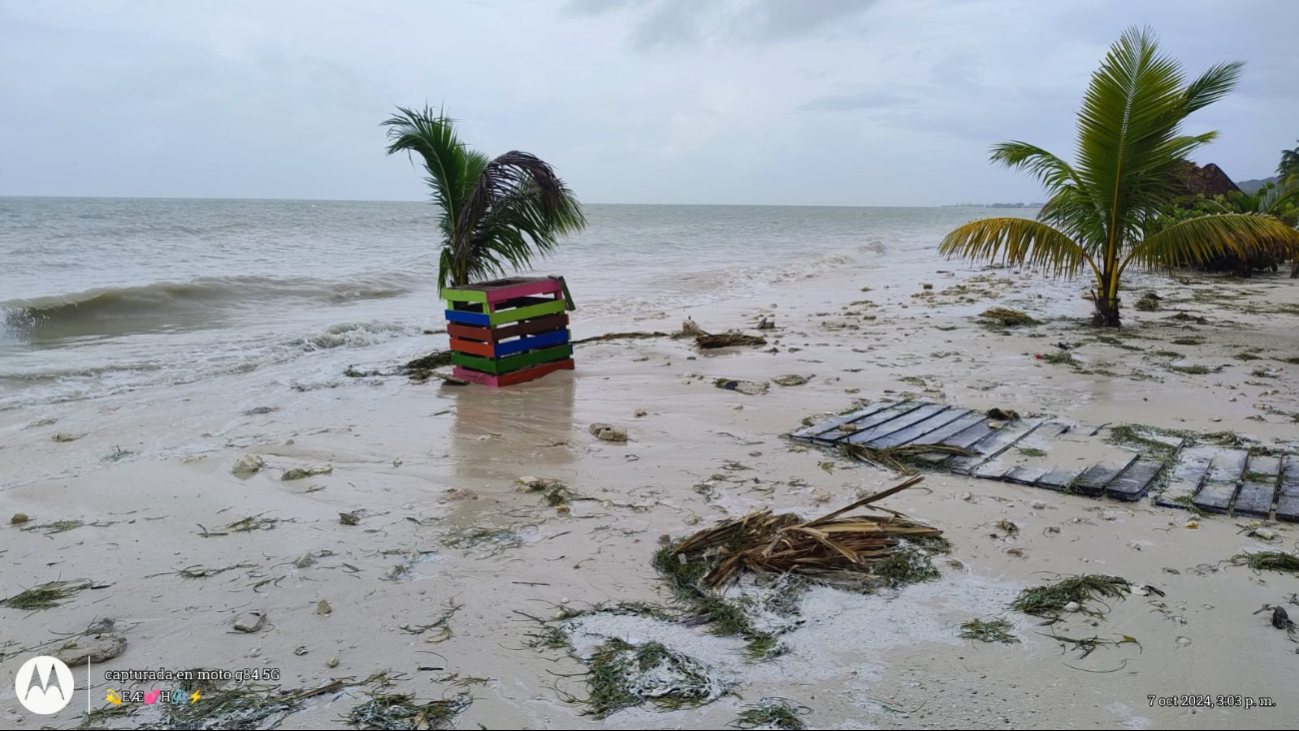 Corral tortuguero registró daños