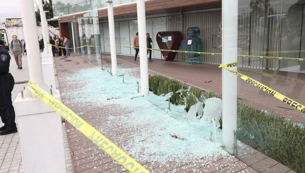 Durante la madrugada de este miércoles las instalaciones del  INAI fueron vandalizadas