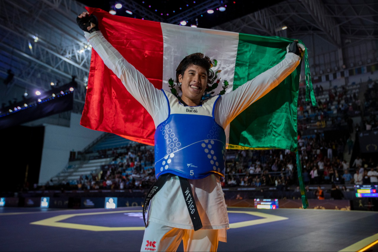 El cancunense es campeón  mundial de taekwondo y uno de los  deportistas más relevantes