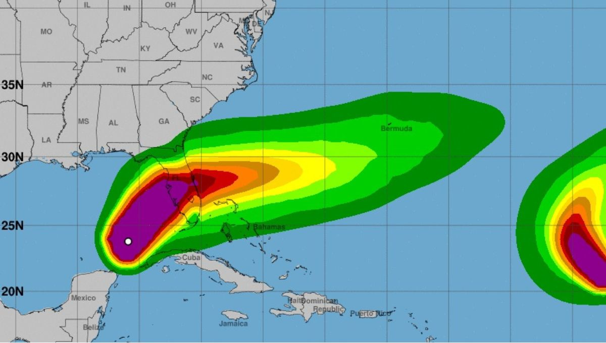 El Huracán Milton, de categoría 4, se acerca a Florida, por lo que se realizan evacuaciones masivas