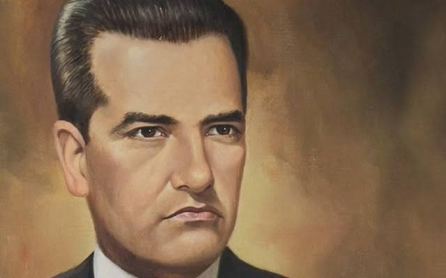 Javier Rojo Gómez, gobernador del Territorio  Federal de Quintana Roo en 1967