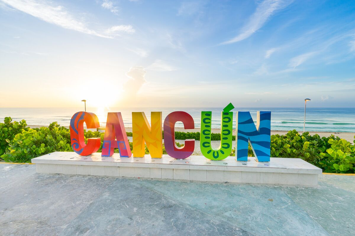 Letras de Cancún en Punta Nizuc