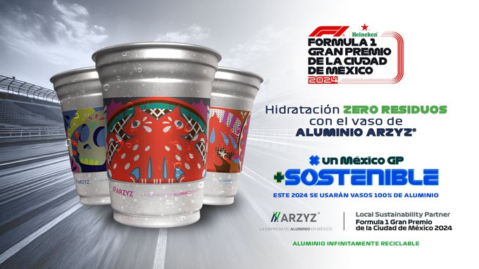 Vasos inovadores en el GP de México