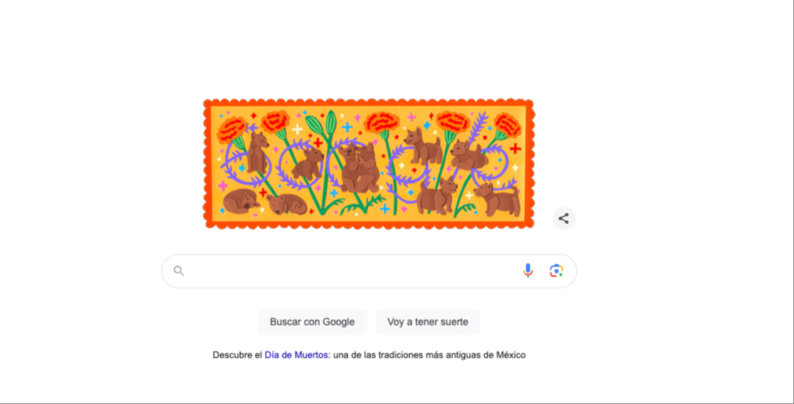 Google celebra Día de Muertos