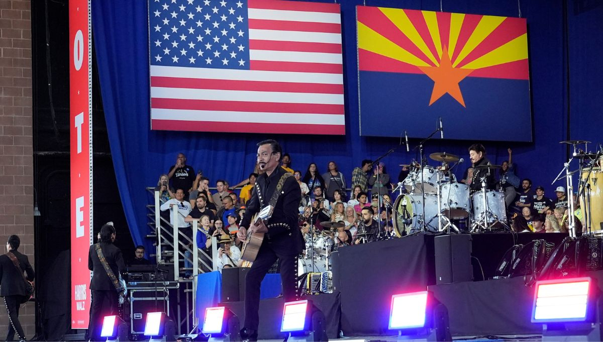 Los Tigres del Norte le dieron su respaldo a Kamala Harris en Arizona, estado clave en la elección presidencial de Estados Unidos