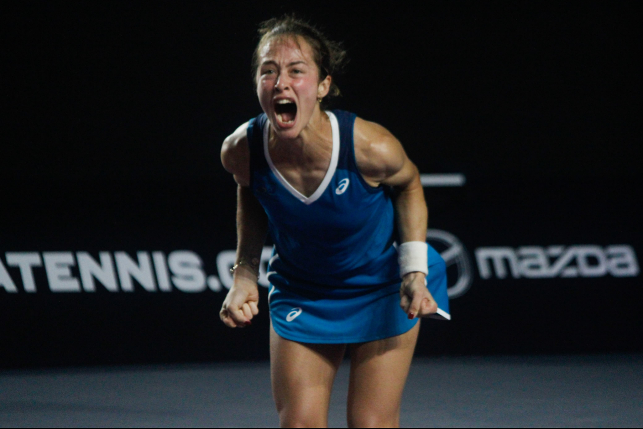 Renata Zarazua se despide del Mérida Open WTA 250.