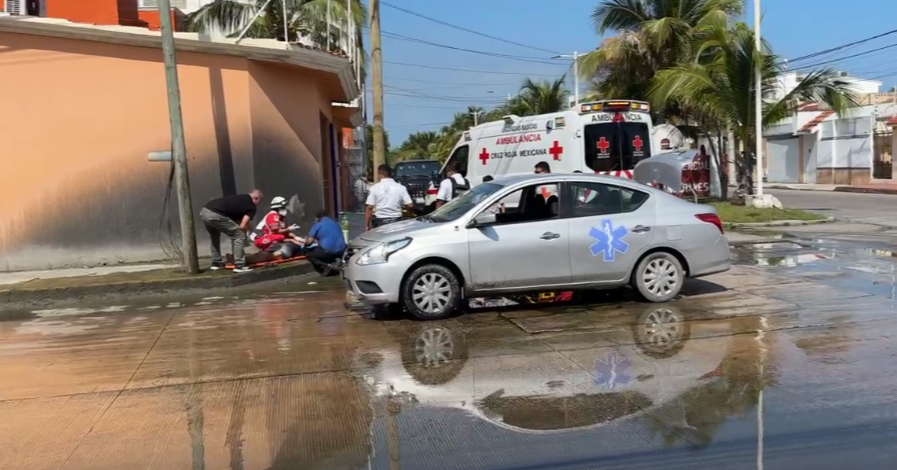 Resbala mujer en Ciudad del Carmen y termina con fractura craneoencefálica