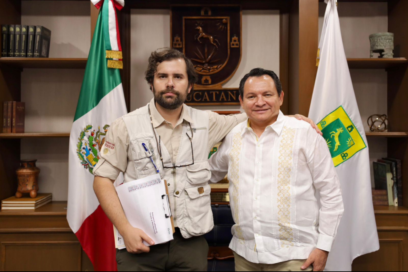 Joaquín Díaz Mena  se reúne con Alejandro Svarch, Director del IMSS-Bienestar 