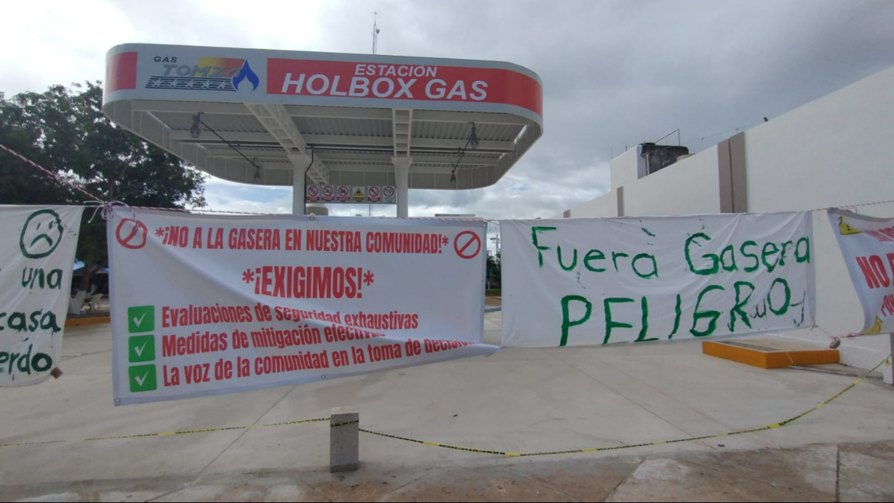 Vecinos prometen seguir luchando contra instalación de gasolinera Tomza