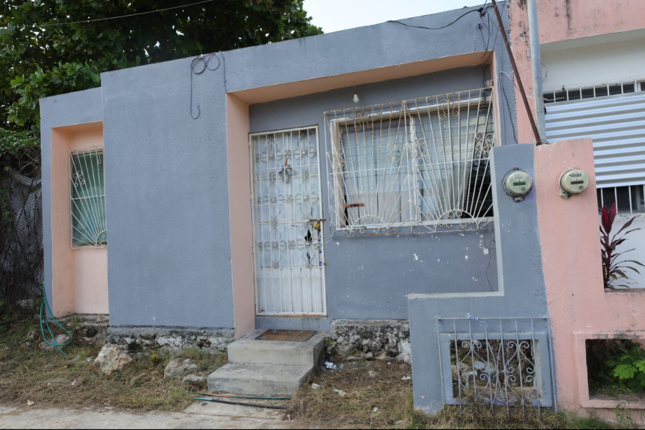 Casa donde los tres hombres fueron secuestrados en Chetumal