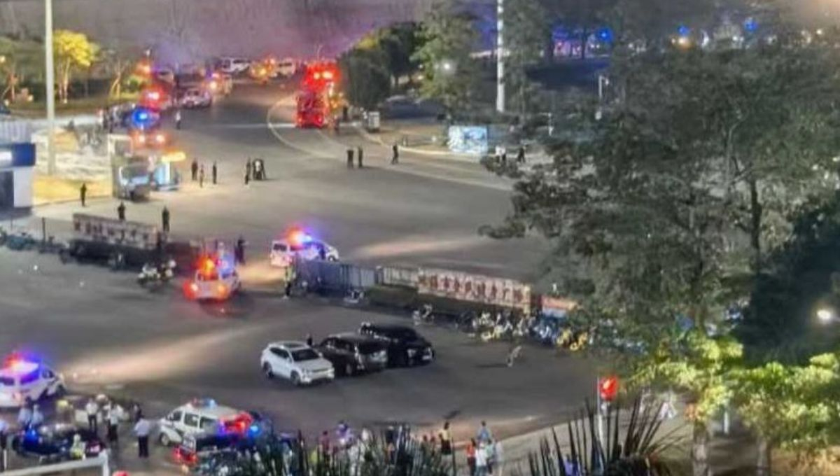 En un ataque masivo, un coche se estrelló contra una multitud en el centro deportivo de Zhuhai, en el sur de China