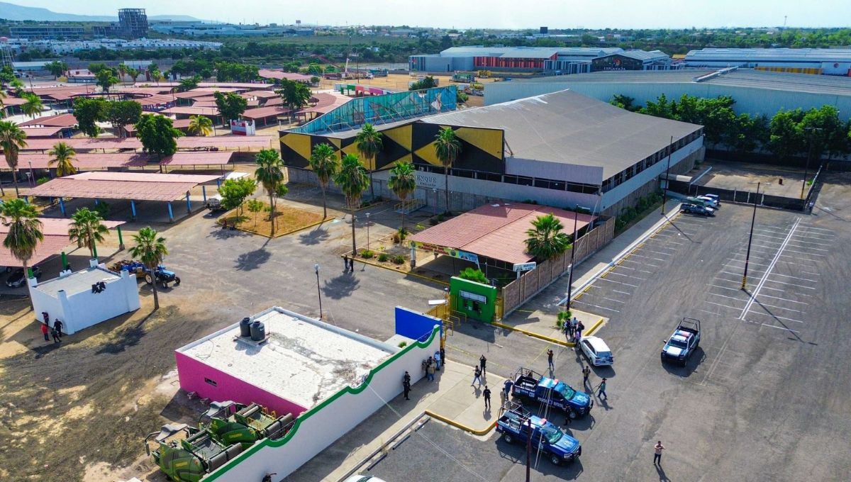 Instalaciones donde se realiza la Feria Ganadera en Sinaloa