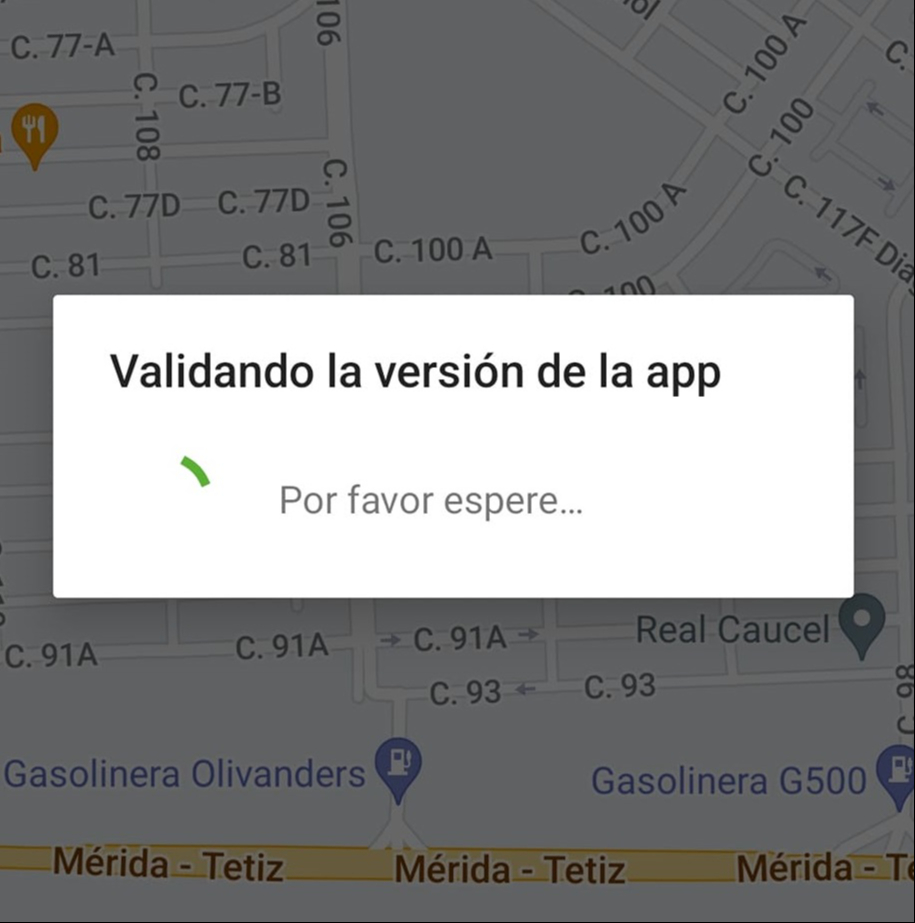 La aplicación sigue fallando desde su actualización