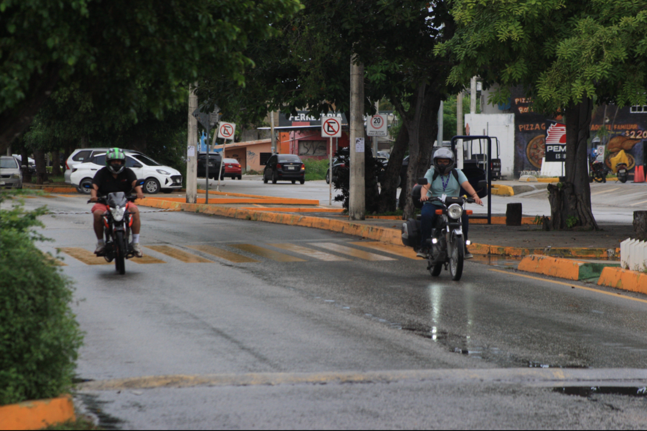 Las calles presentará encharcamientos por las lluvias