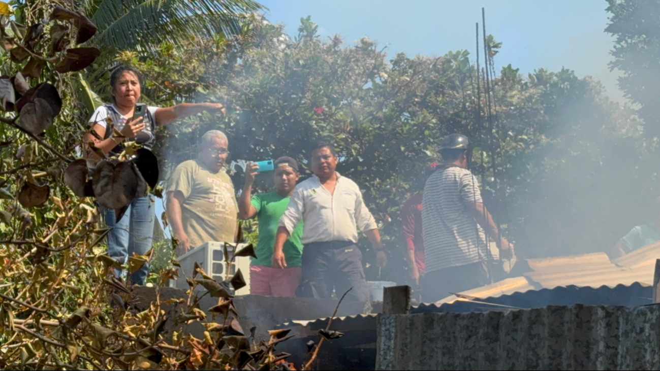 Un hombre fue valorado; presentaba quemaduras