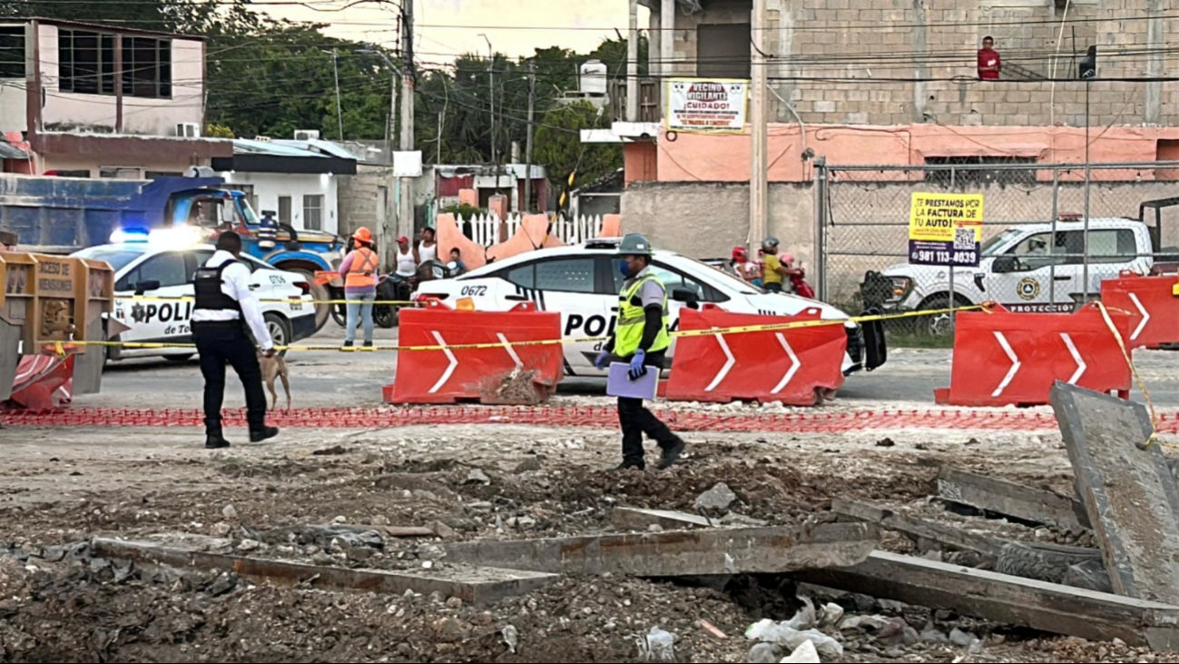 Un trabajador de la construcción del Tren Ligero falleció tras recibir un golpe en la cabeza por una estructura de metal que cayó sobre él