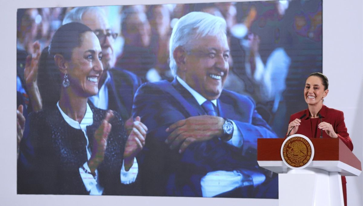 Claudia Sheinbaum felicitó al expresidente Andrés Manuel López Obrador por su cumpleaños 71