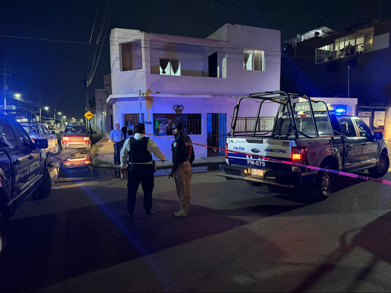 Disparan contra una vivienda en la Justo Sierra.