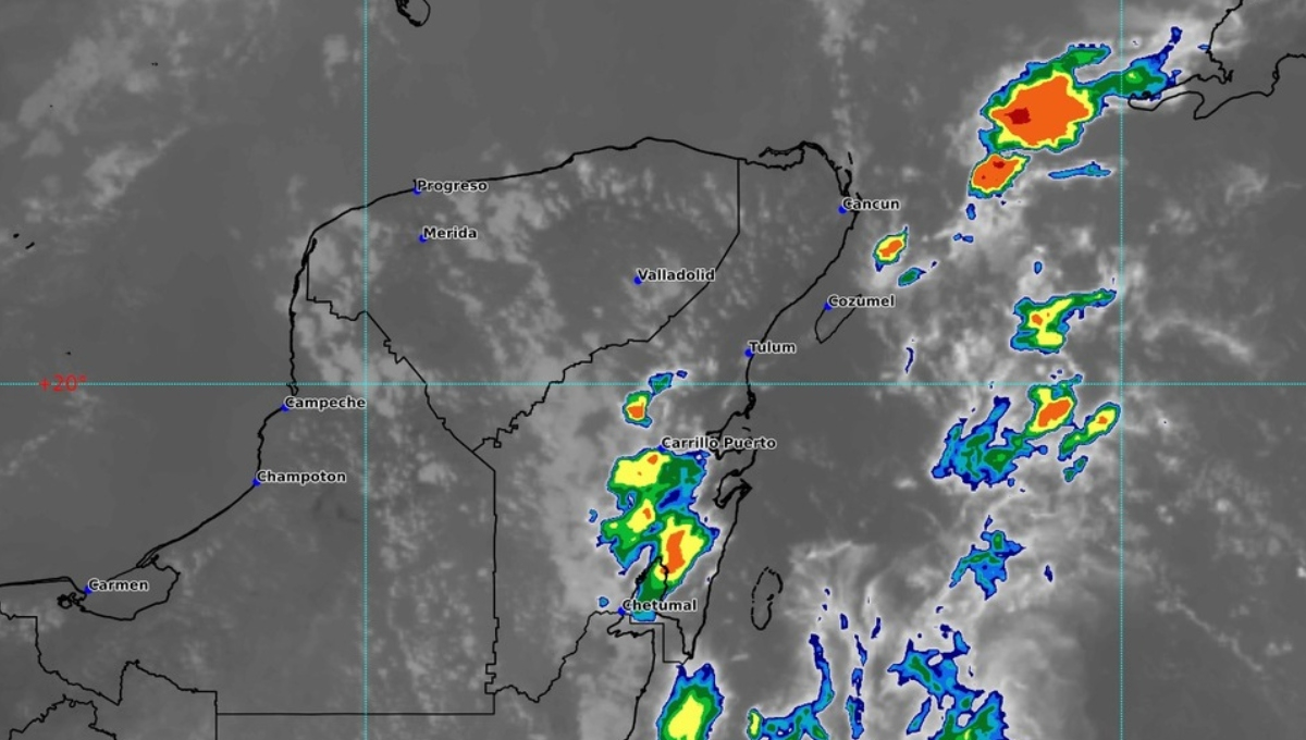 Frente Frío 9 causará lluvias en la Península de Yucatán, mientras un Ciclón Tropical se formaría en el Caribe