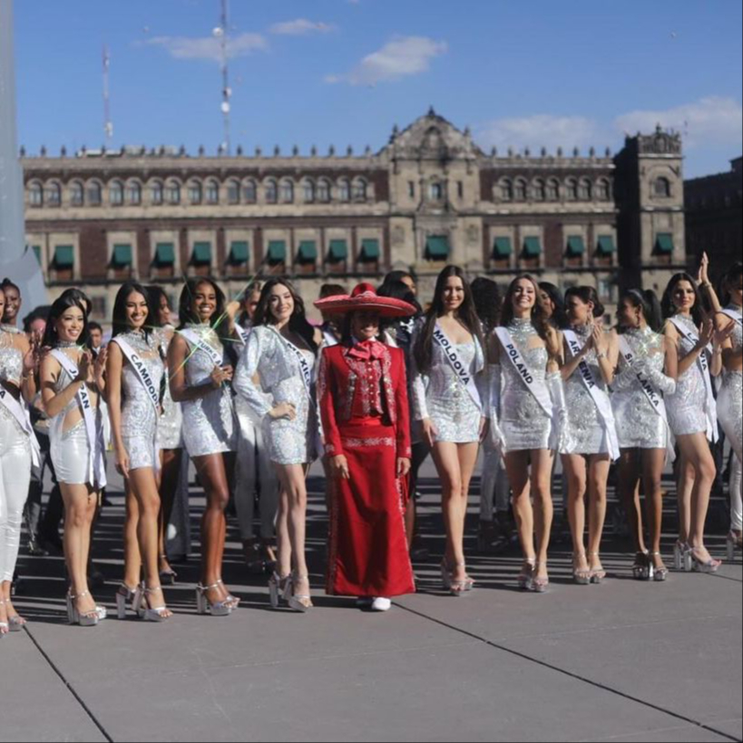 Las Miss se dieron cita en el zócalo de la CDMX