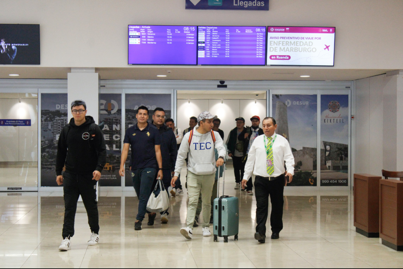 Se prevén 33 vuelos de salida este jueves en el aeropuerto de Mérida