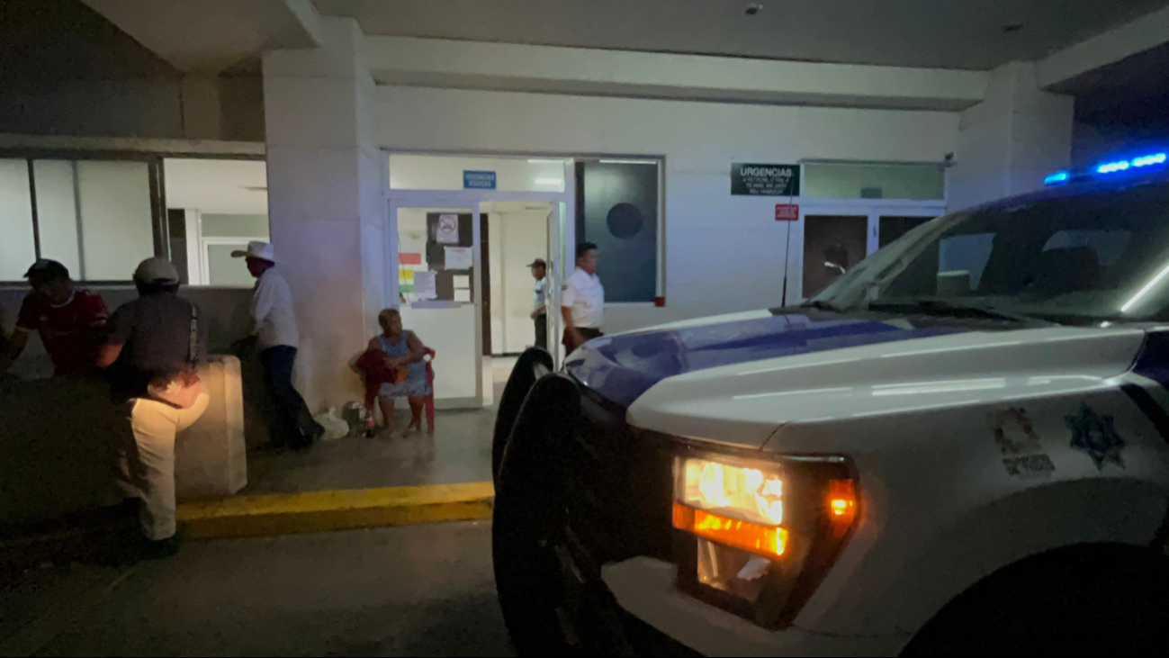 Un guardia de seguridad fue agredido por un ciudadano en la rampa de urgencias del hospital Bienestar