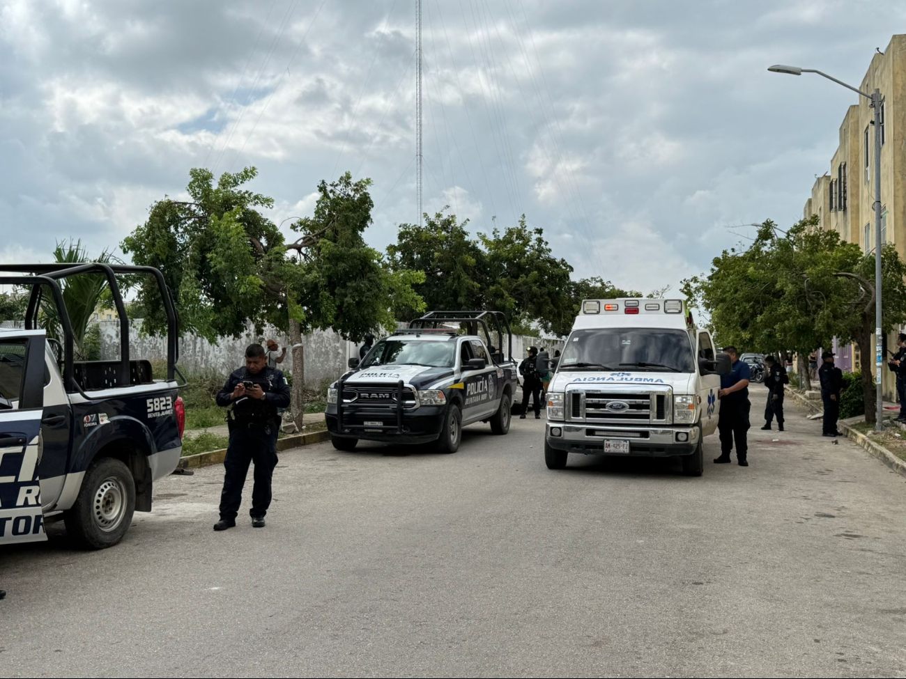 El hecho movilizó a las autoridades policiales y paramédicos.