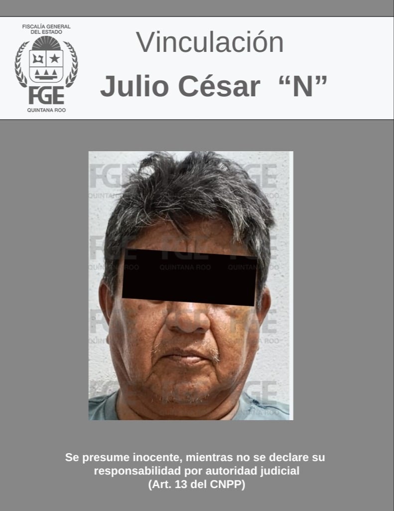 Julio César “N.” fue vinculado por feminicidio